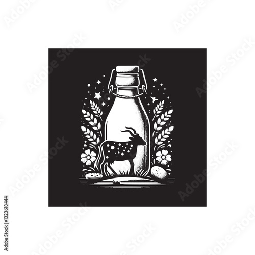 Kefir icon vector symbol design illustration