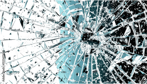 vector shattered glass texture, transparent background, cracked glass design, broken glass effect, shattered glass pattern, fractured glass texture, glass pieces