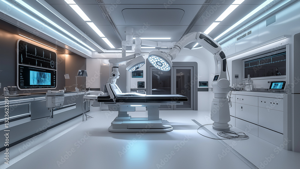 High-Tech Sterile Operating Room of the Future High-Tech Sterile Operating Room of the Future