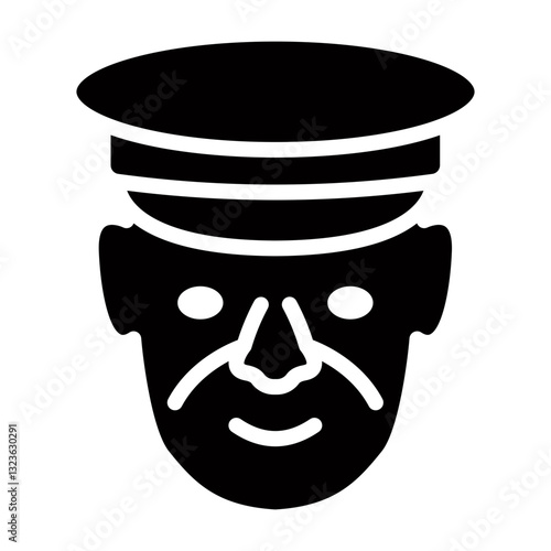 Baron Vector Glyph Icon Design