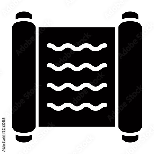 Papyrus Vector Glyph Icon Design
