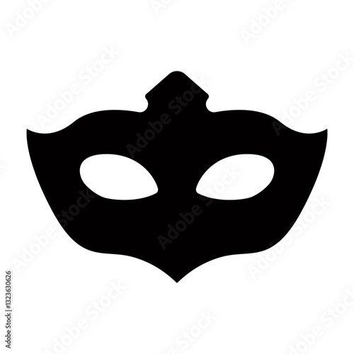 Eye mask Vector Glyph Icon Design