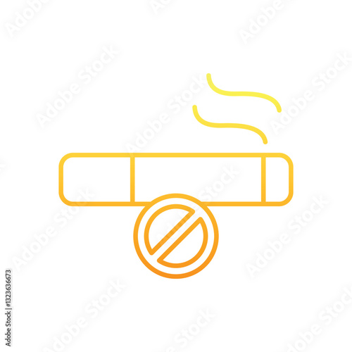 No Smoking Vector icon