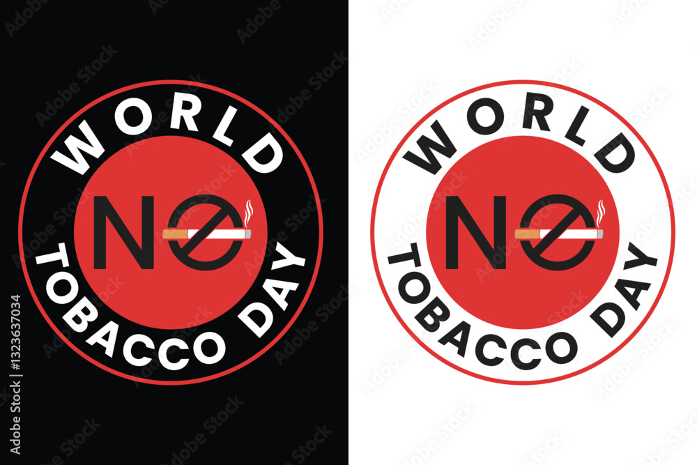Obraz premium World no tobacco day, No tobacco day, Stop Smoking, No smoking, Stopping smoking day by day, Anti smoke day, Anti tobacco day, International tobacco day, No smokingsign, Thank you for no smoking