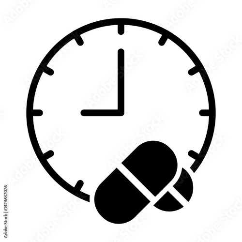 Dose Vector Glyph Icon Design