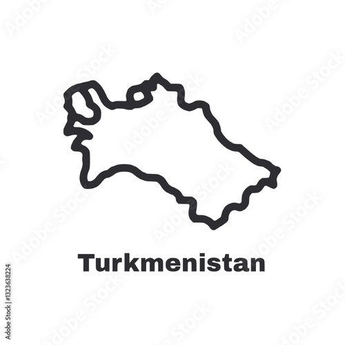 A map of Turkmenistan