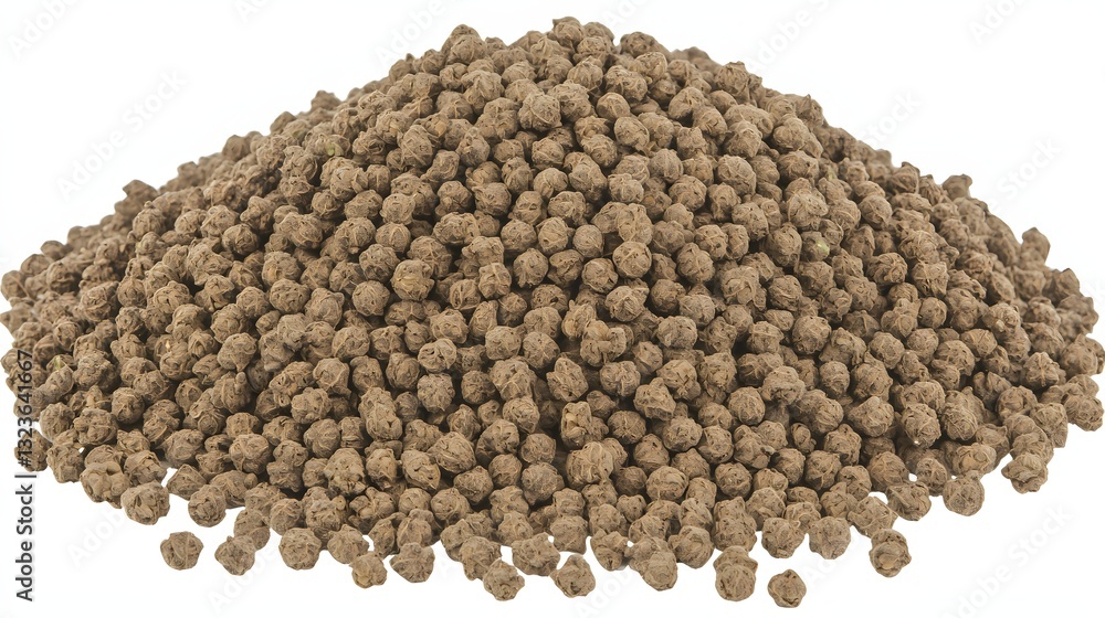 Large Pile of Dry Kibble for Pet Nutrition and Healthy Feeding Options Large Pile of Dry Kibble for Pet Nutrition and Healthy Feeding Options
