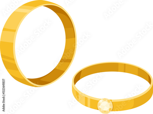 Gold Engagement Ring