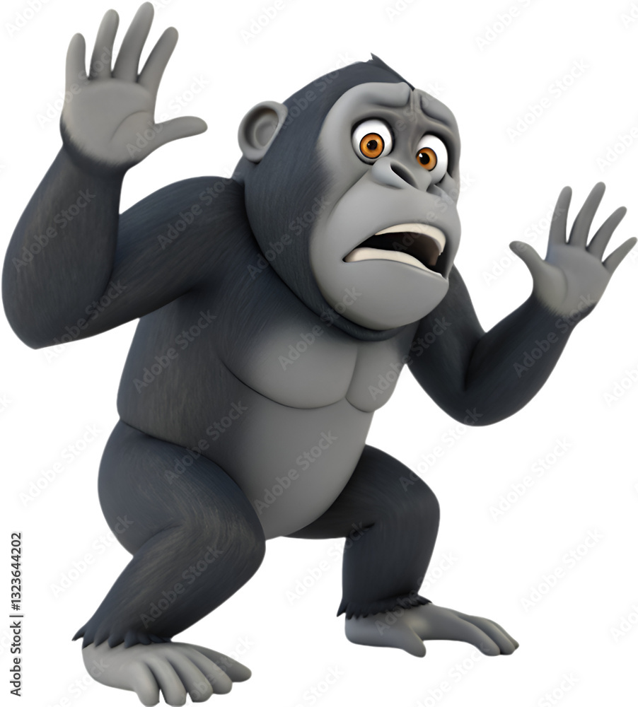 Dynamic Gorilla cartoon showcases strength, humor, and a lively personality in vivid, expressive animations. Dynamic Gorilla cartoon showcases strength, humor, and a lively personality in vivid, expressive animations.