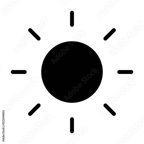 Star Vector Glyph Icon Design
