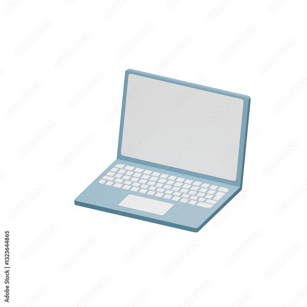 Gagets in simple minimalist lines, perfect for Office-themed and modern designs. Vector for posters, backgrounds and advertising materials. 3D illustration of laptop. Gagets in simple minimalist lines, perfect for Office-themed and modern designs. Vector for posters, backgrounds and advertising materials. 3D illustration of laptop.