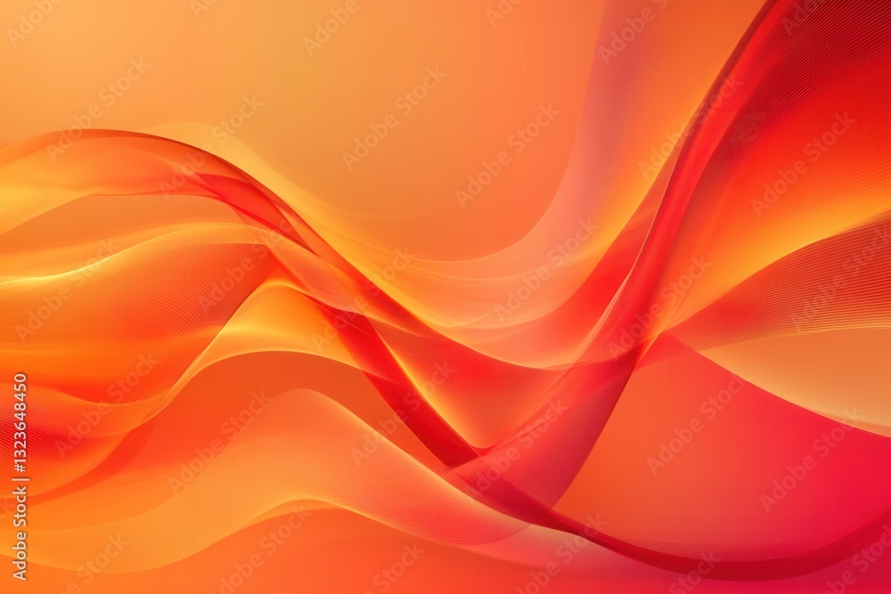 Dynamic abstract background with energetic waves in vibrant red and orange hues for creative projects and designs Dynamic abstract background with energetic waves in vibrant red and orange hues for creative projects and designs