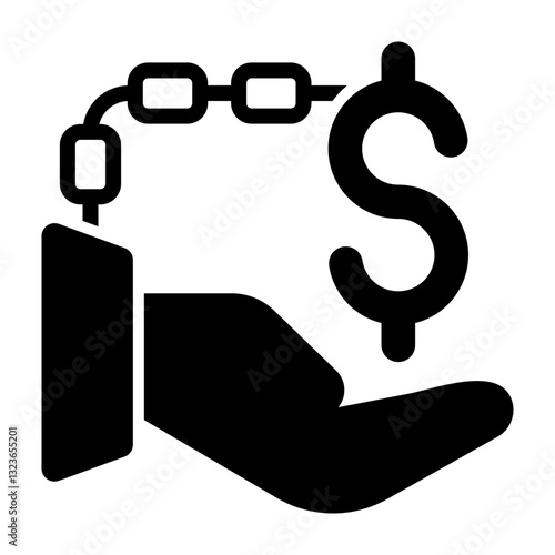 Creditor Vector Line Icon Design