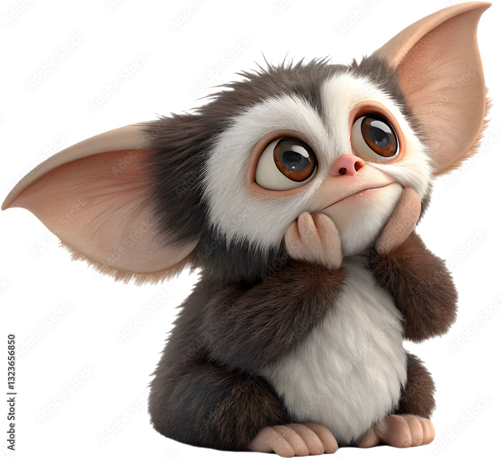 Obraz premium The mischievous Gremlin cartoon character adds humor, chaos, and excitement to animated adventures.