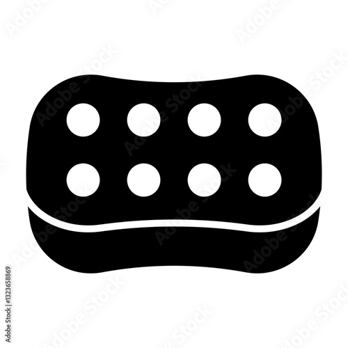 Sponge Vector Glyph Icon Design