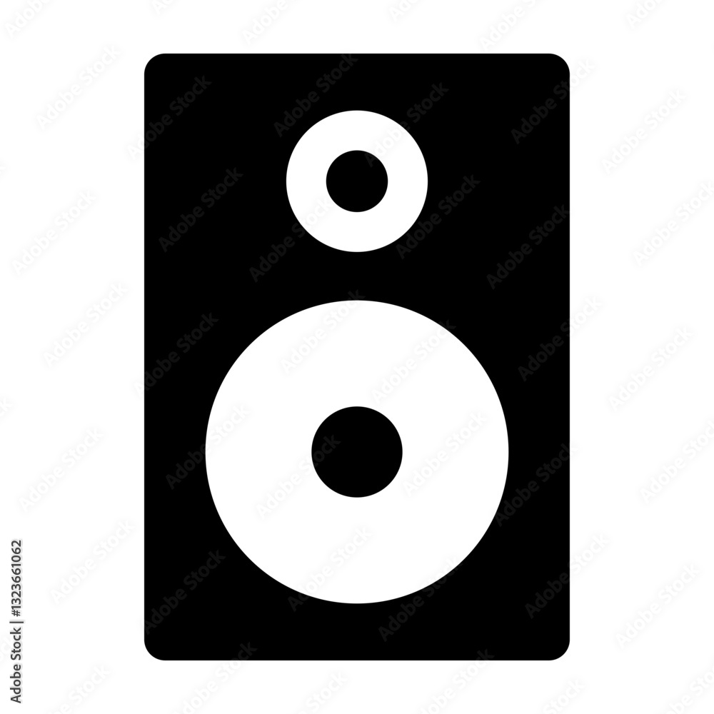 Speaker Vector Glyph Icon Design Speaker Vector Glyph Icon Design