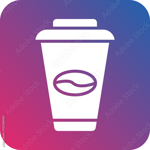 Coffee Cups Icon Style