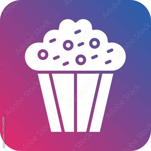 Coffee Muffin Icon Style