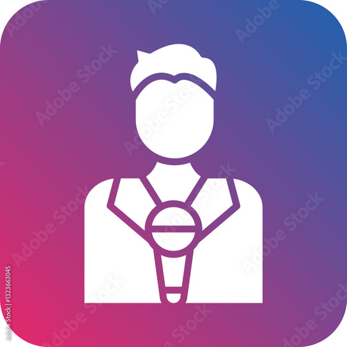 Journalist Male Icon Style