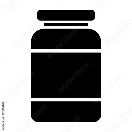Supplements Vector Glyph Icon Design