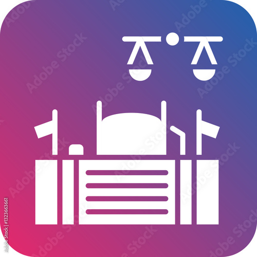 Courtroom Icon Style