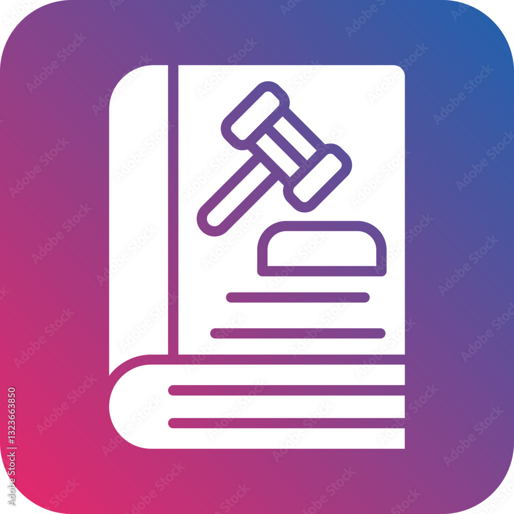 Law Book Icon Style Law Book Icon Style