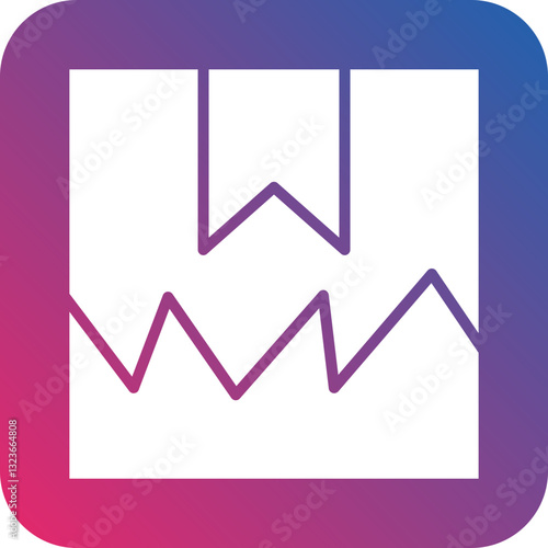 Damaged Package Icon Style