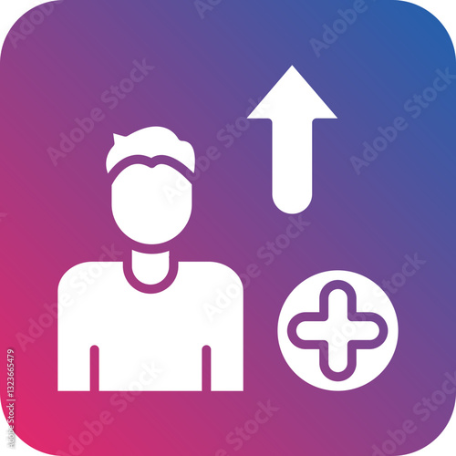 Gain Weight Icon Style