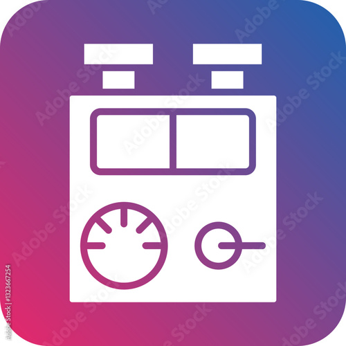 Gas Fume Chamber Icon Style