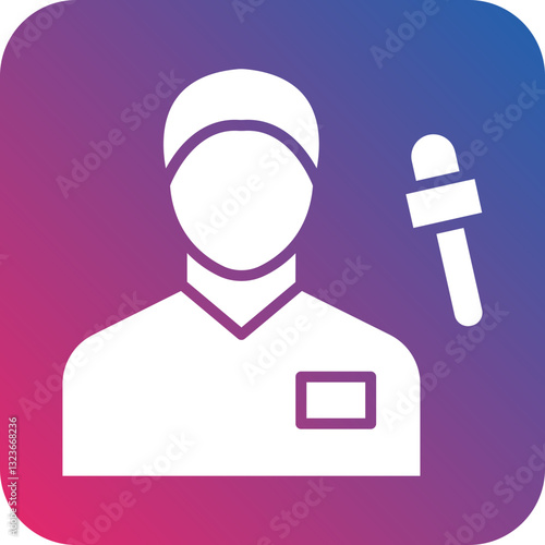 Journalist Male Icon Style
