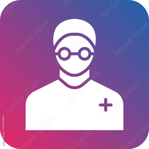 Children Eye Specialist Icon Style