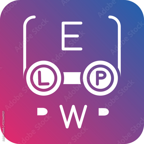 Medical Optometry Icon Style