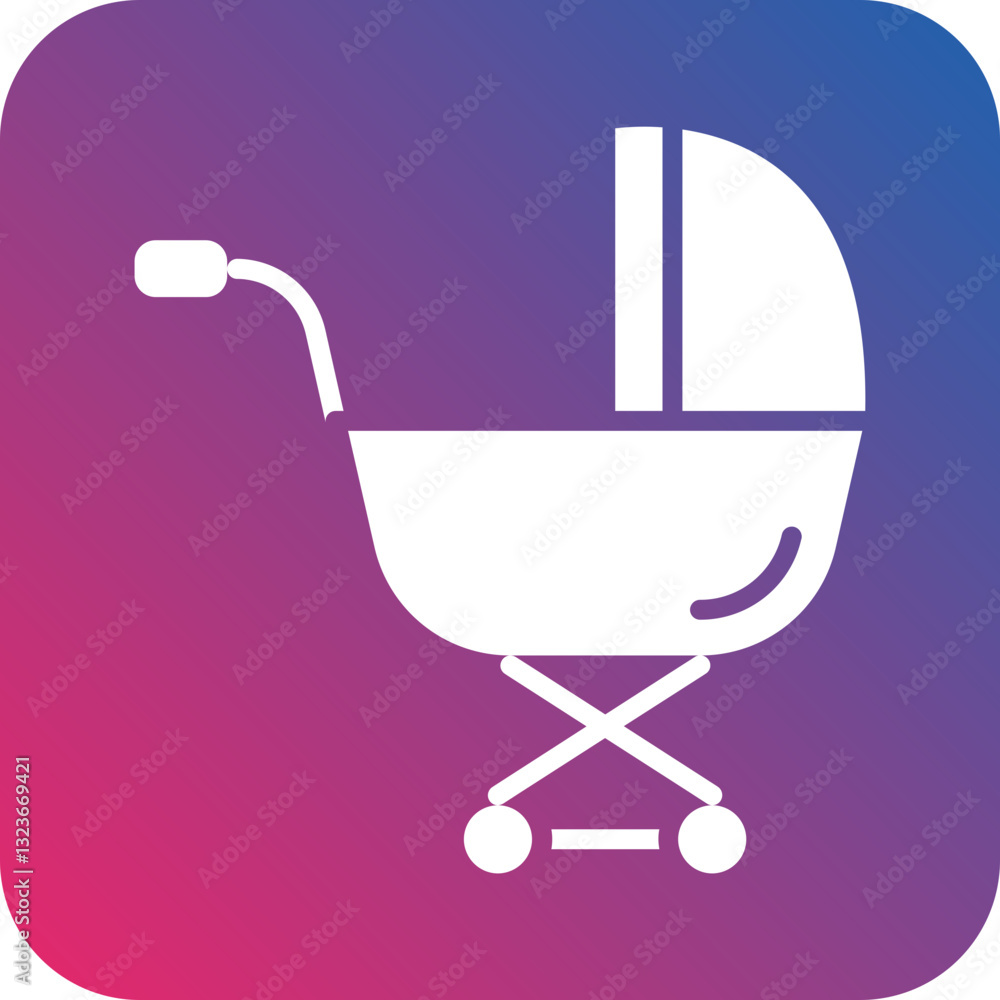 Baby Stroller Icon Style Baby Stroller Icon Style