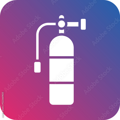 Diving Tank Icon Style