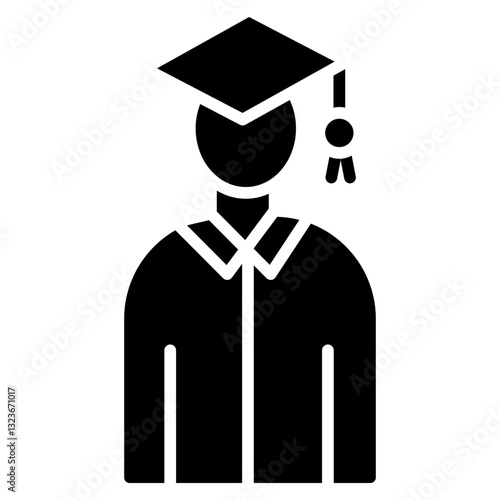 Student line icon style