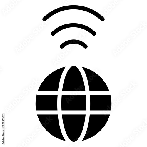 Internet line icon style