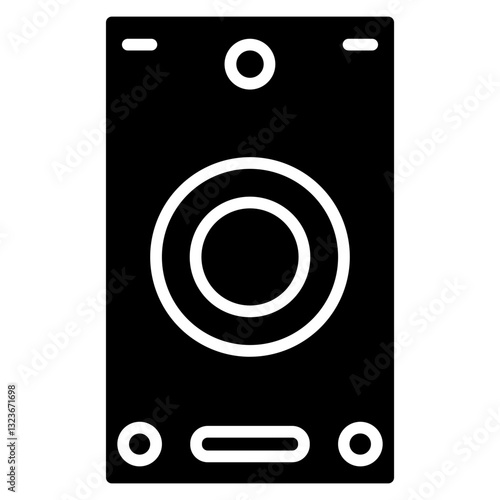 Speaker line icon style