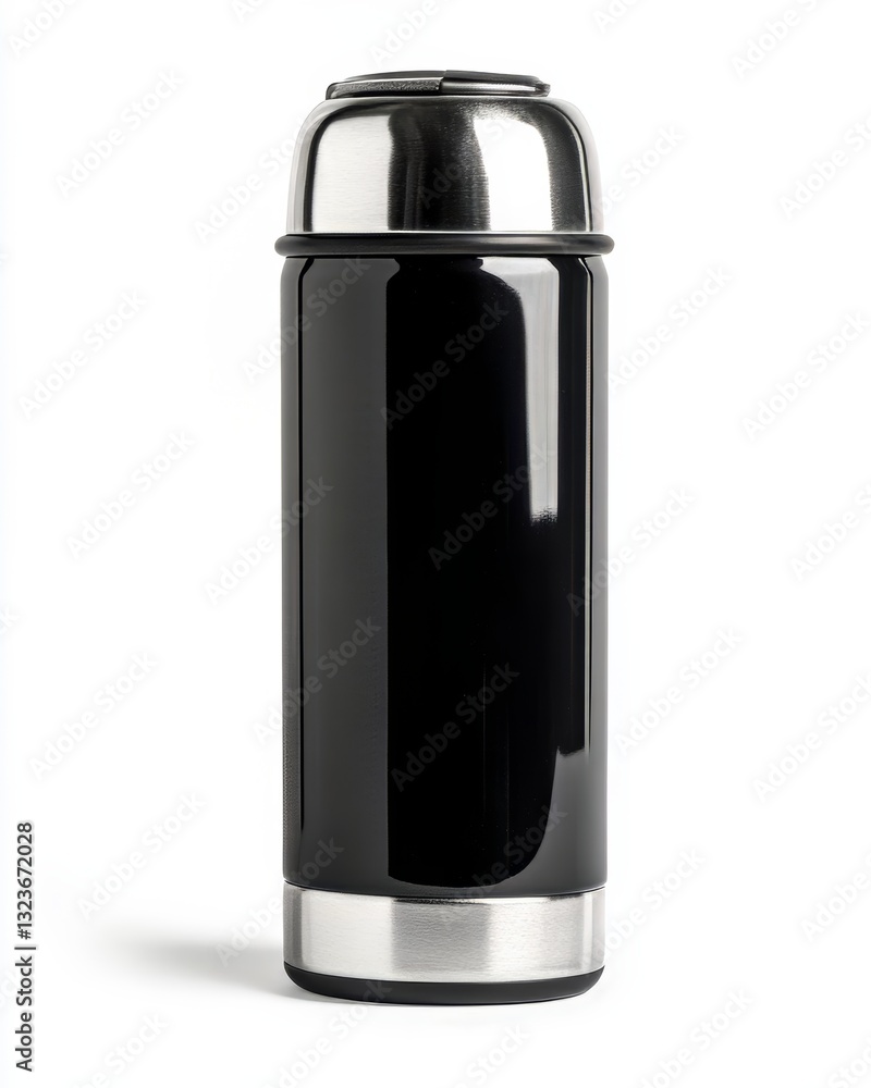 Sleek Black Thermos Bottle: Perfect for Travel and Keeping Drinks Hot or Cold Sleek Black Thermos Bottle: Perfect for Travel and Keeping Drinks Hot or Cold
