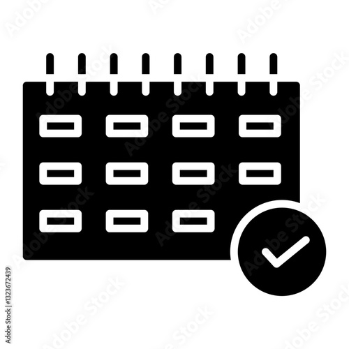 Deadline line icon style
