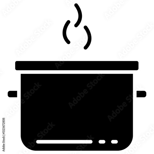 Pot line icon style