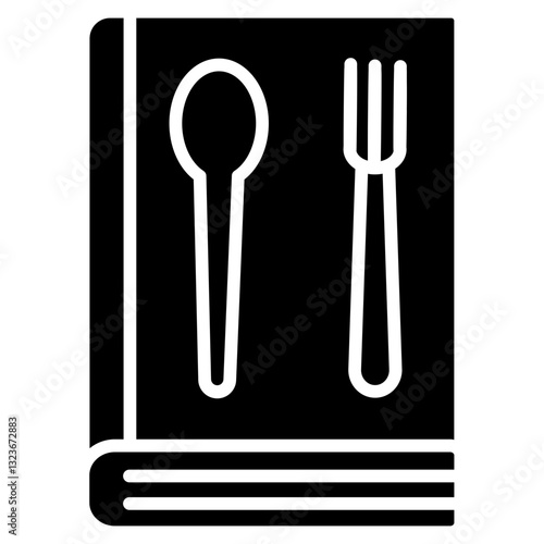 Cookbook line icon style