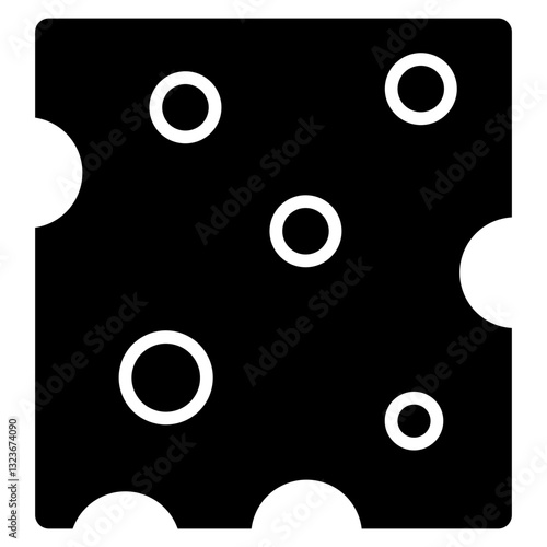 Cheese line icon style