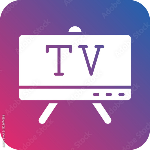 Digital Television Icon Style