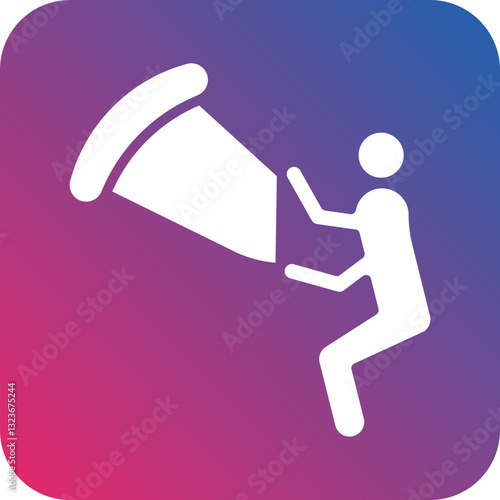 Kitesurfing Icon Style