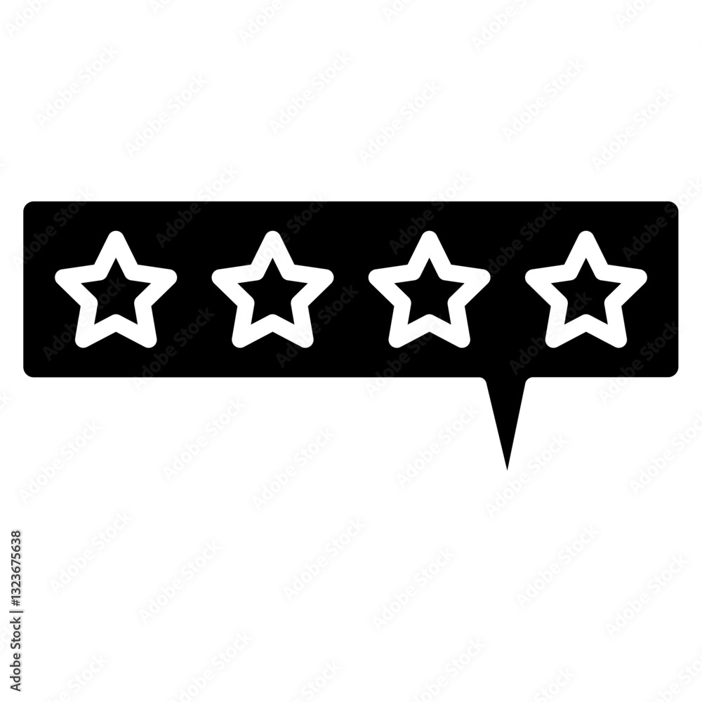 Product Rating Line Icon Style Product Rating Line Icon Style