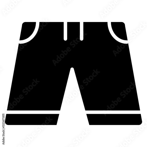 Shorts Line Icon Style