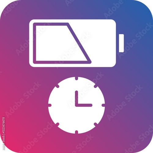 Battery Duration Icon Style