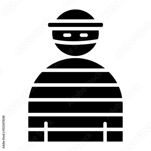 Thief Line Icon Style