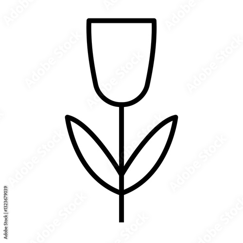
Illustration showing a black icon of an attribute for the Easter holiday, on a white background