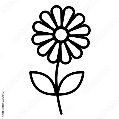 
Illustration showing a black icon of an attribute for the Easter holiday, on a white background